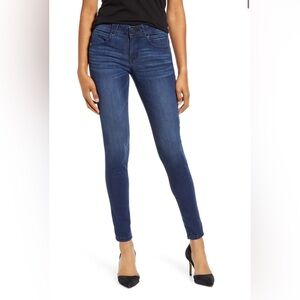 Wit & Wisdom Ab-Solution Luxe Touch Denim Leggings Nordstrom Exclusive Size 8